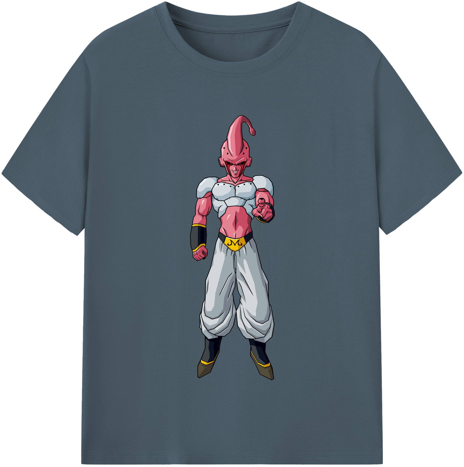 （画像用） ドラゴンボール 魔人ブウ DRAGON BALL Majin Buu 綿100％半袖Tシャツ（フロントプリント）